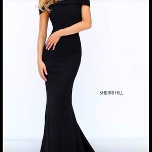 Sherri Hill black evening/prom gown
